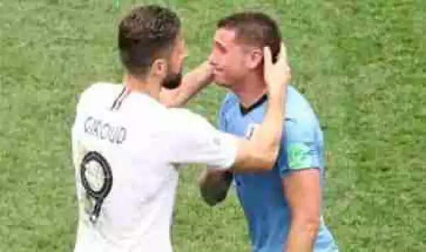 Jose Gimenez Cries Like A Baby As Uruguay Crashes Out Of World Cup (Pics)